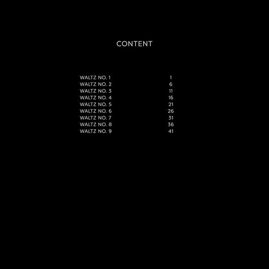 Kerim König - Waltzes (Sheet Music)